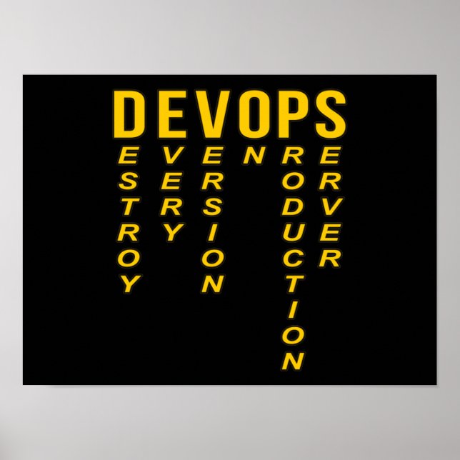 Poster Devops Définition (Devant)