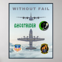 Poster d'expédition AC-130J