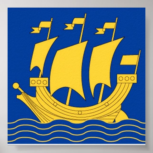 Poster d'expédition jaune (Devant)