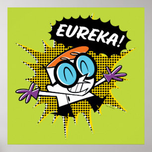 Poster Dexter "Eureka !" Graphique de légende demi-ton