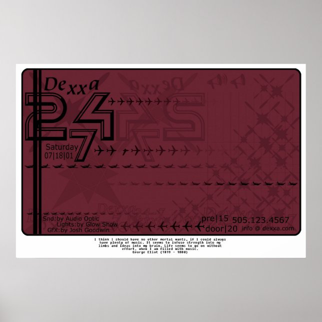 Poster Dexxa (Devant)