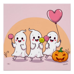 Poster d'Halloween brillant Imprimer - Edition lim