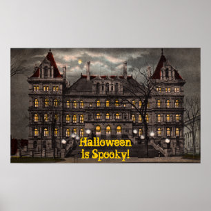 Poster d'Halloween éffrayant