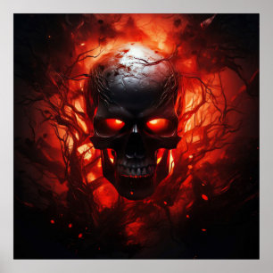 Poster d'Halloween éffrayant