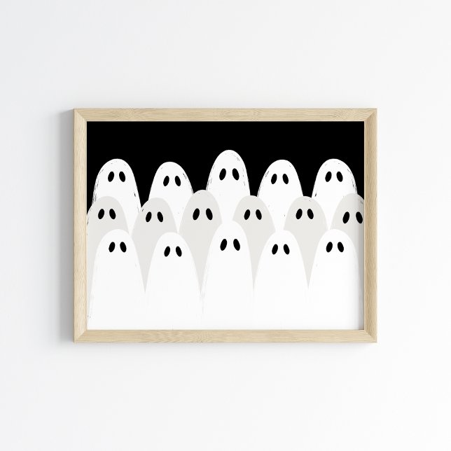 Poster d'Halloween Ghosts Ghoarly Gthering (Créateur téléchargé)