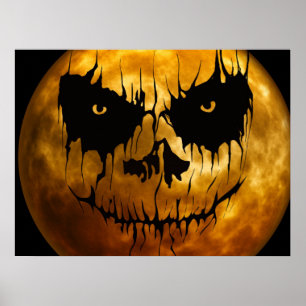 Poster d'Halloween Scandale Lune Poster