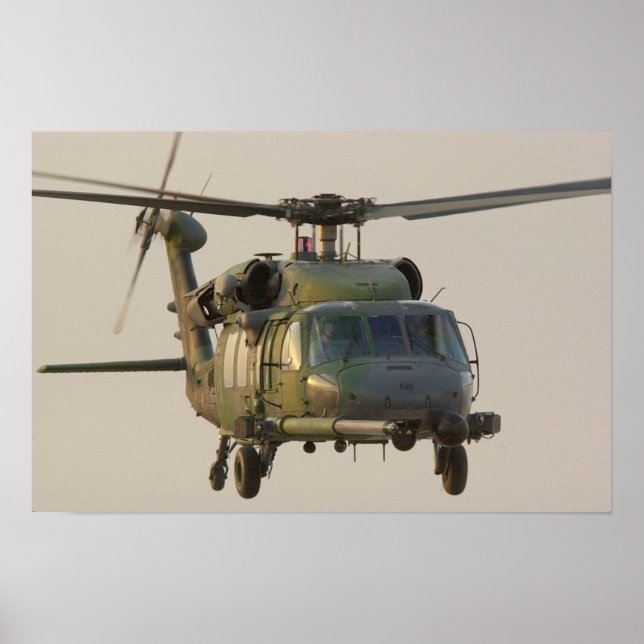 Poster d'hélicoptère HH-60G Pave Hawk (Devant)