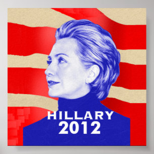 Poster d'Hillary Clinton 2012