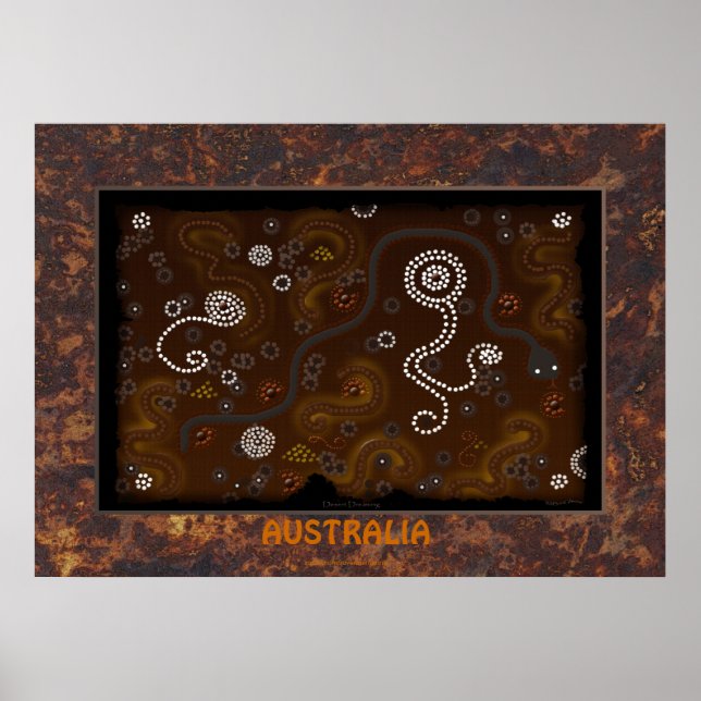 Poster d'histoire de l'art du désert australien IV (Devant)