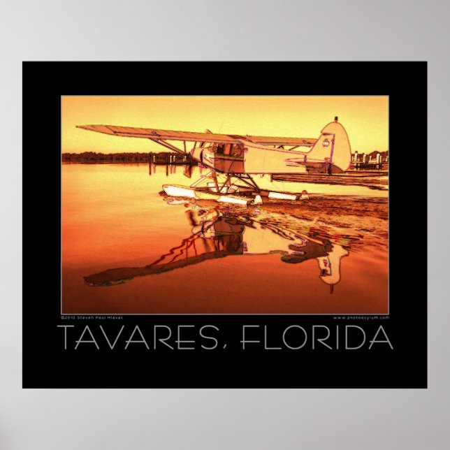 Poster d'hydravion Tavares Florida Fine Art (Devant)