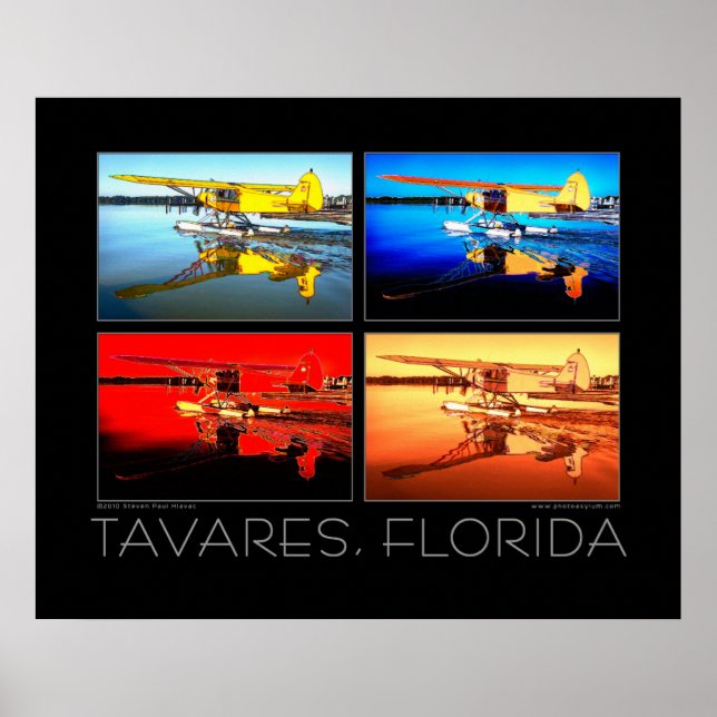 Poster d'hydravion Tavares Florida Fine Art (Devant)
