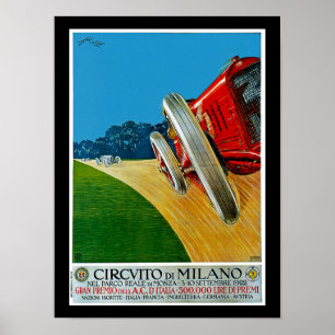 Poster Di Milan de Circuito