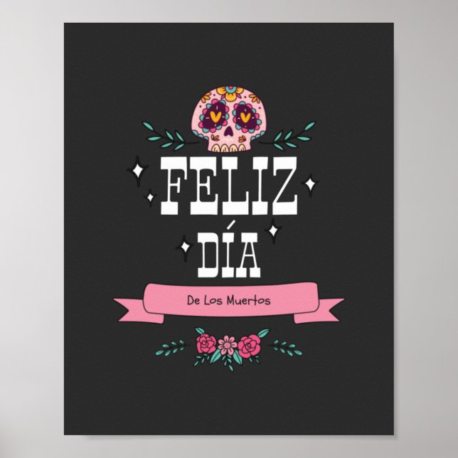 Poster Dia De Los Muertos (Devant)
