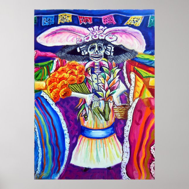 Poster Dia de Los Muertos (Devant)
