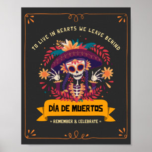 Poster Dia De Los Muertos