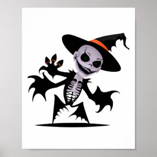 Poster Diable fantôme dans Sticker Halloween