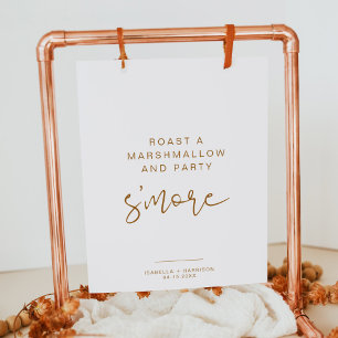 Poster DIACRITIQUE DE LA BARRE S'mores D'ORANE BOho INDIE