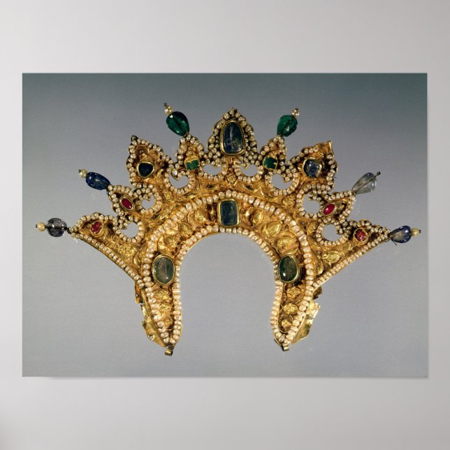 Poster Diadem russe, or serti de perles (Devant)
