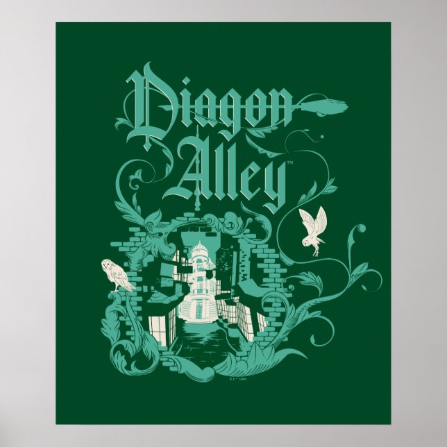 Poster DIAGON ALLEY™ Graphique Vintage (Devant)