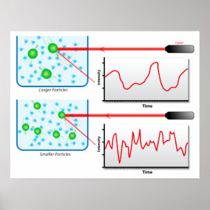 Poster Diagram of the Dynamic Light Scattering in Physics