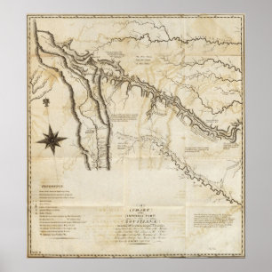 Poster Diagramme de la région interne de la Louisiane