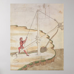 Poster Diagramme d'une méthode d'approvisionnement en eau