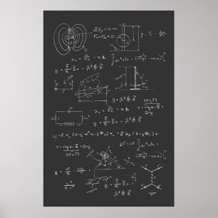 Poster Diagrammes et formules de physique