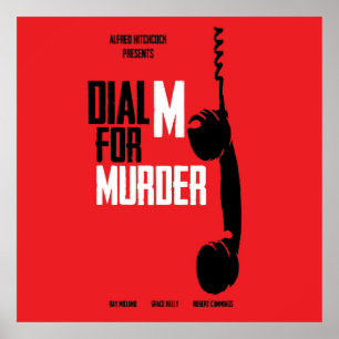 Poster Dial M pour le meurtre - Alfred Hitchcock