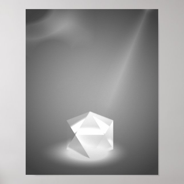 Poster Diamant blanc (Devant)