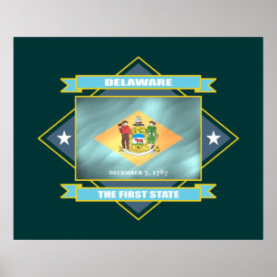 Poster Diamant du Delaware