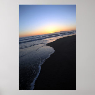 Poster Diapositive - Sunset Beach Californie