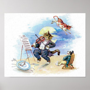 Poster Diddle Diddle Nursery Rhyme