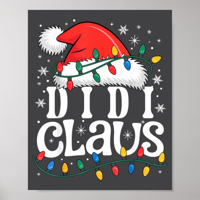 Poster Didi Claus Funny Xmas Christmas Grandma Holiday St (Devant)