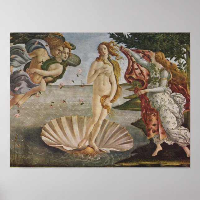 Poster Die Geburt der Venus Sandro Botticelli (Vorne)