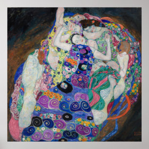 Poster Die Jungfrau (La Vierge) — Gustav Klimt