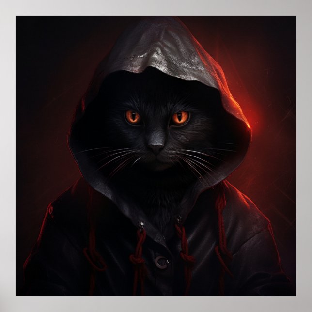 Poster Die Nachtangst der Katze (Vorne)