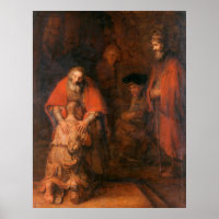 Poster Die Rückkehr des Wunders Santo Rembrandt