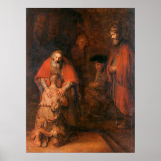 Poster Die Rückkehr des Wunders Santo Rembrandt