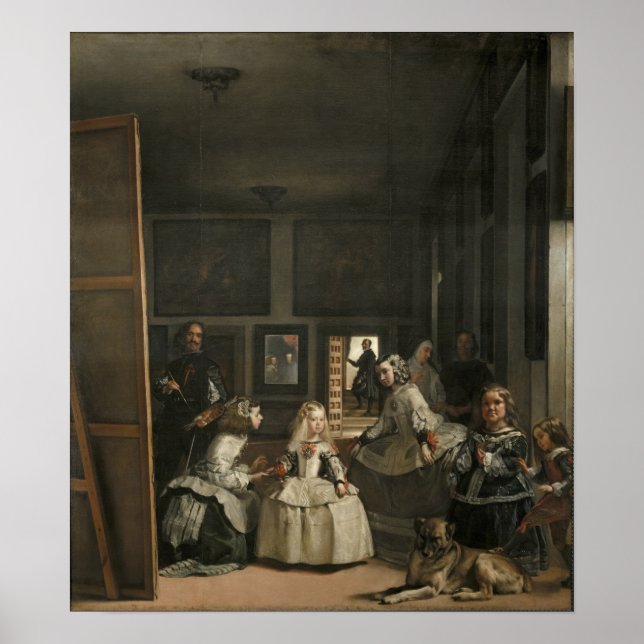 Poster Diego Velazquez Las Meninas (Devant)