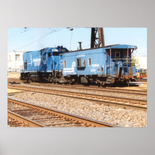 Poster Diesel Conrail #1633 GP-15-1