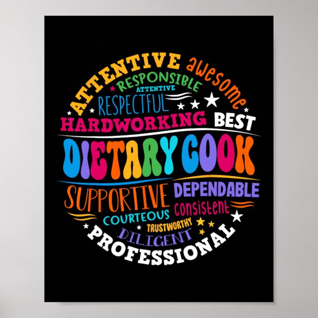 Poster Dietary Cook Appreciation Week Healthcare Workers  (Devant)