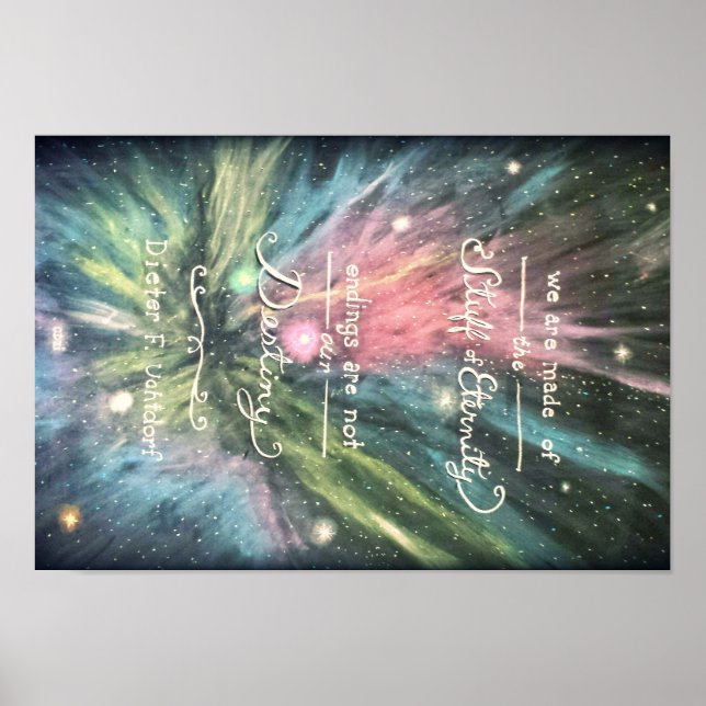 Poster Dieter F. Uchtdorf - Les Finitions Ne Sont Pas Not (Devant)