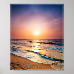 Poster Dieu Comprend Nos Prières Même Quand..