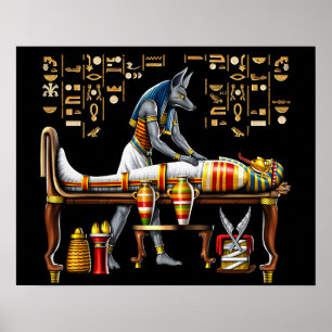 Poster Dieu d'Anubis