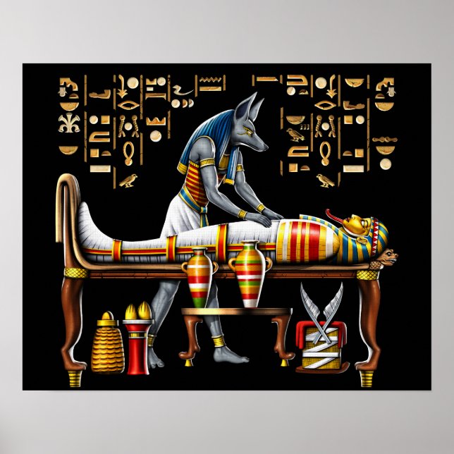 Poster Dieu d'Anubis (Devant)