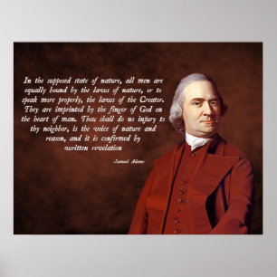 Poster Dieu de Samuel Adams
