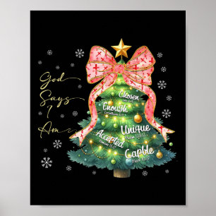 Poster Dieu Dit Que Je Suis Mignonne Noël Noël Noël Noël