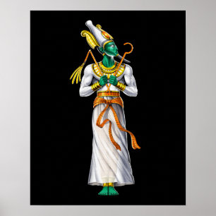 Poster Dieu égyptien Osiris