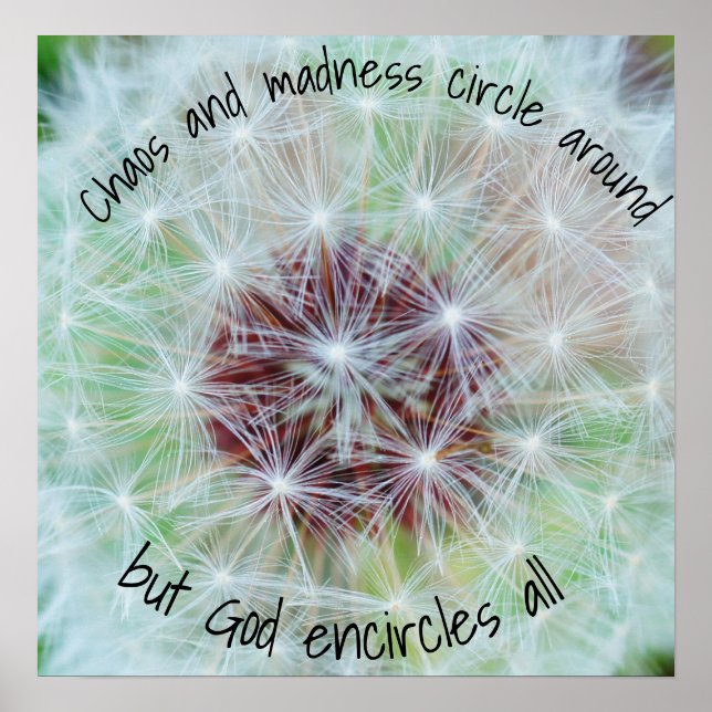 Poster Dieu encercle Tout (Devant)