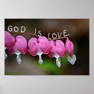 Poster Dieu est un coeur d'amour